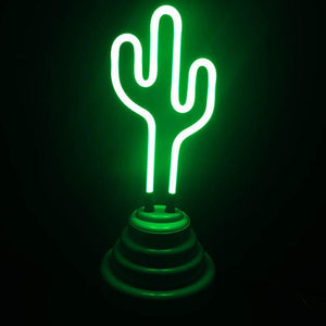 Cactus Neon Lamp