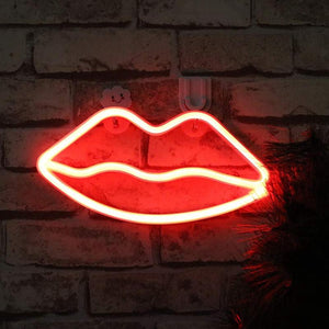 Lips Neon Lamp