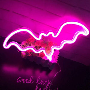 Bat Neon Lamp