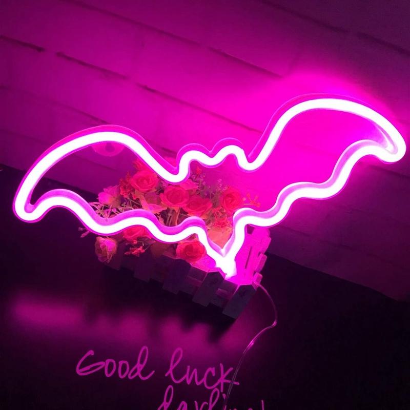 Bat Neon Lamp